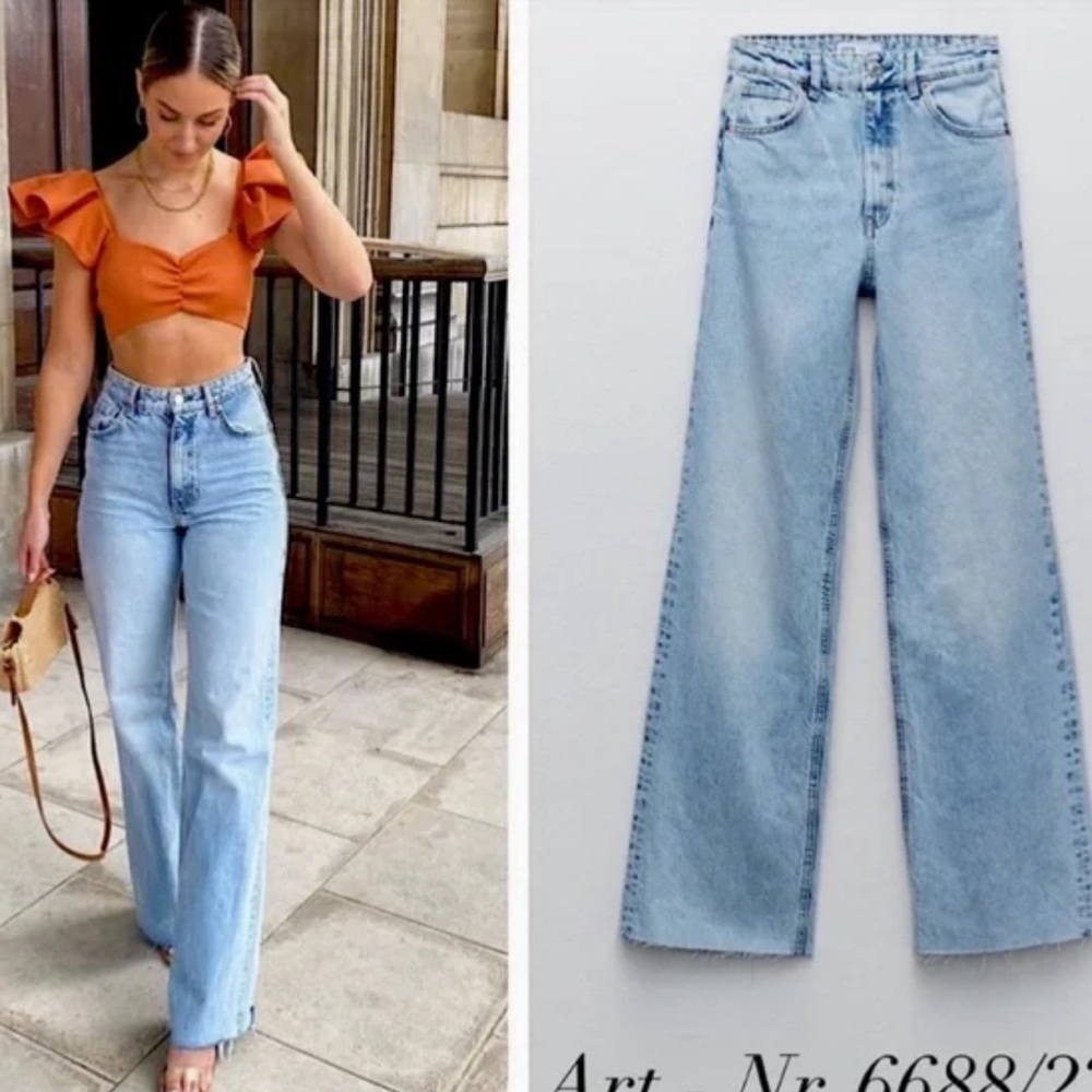 Zara straight leg pant